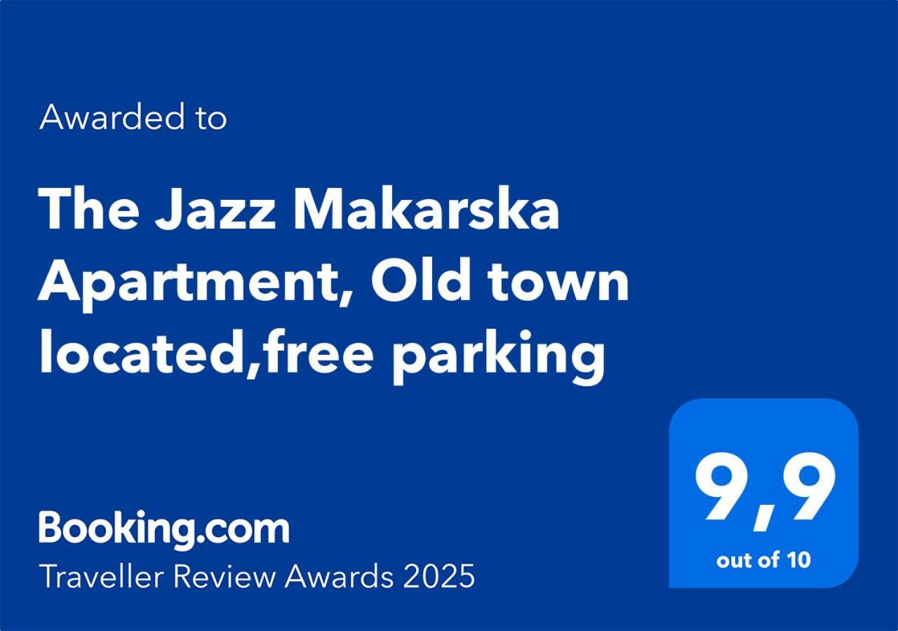 The Jazz Makarska Apartment, Old Town Located,Free Parking エクステリア 写真